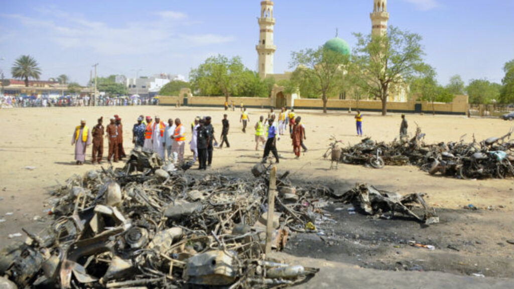 Explosion rocks crowded mosque in Nigeria, killing at least five