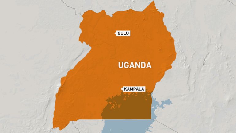 uganda map